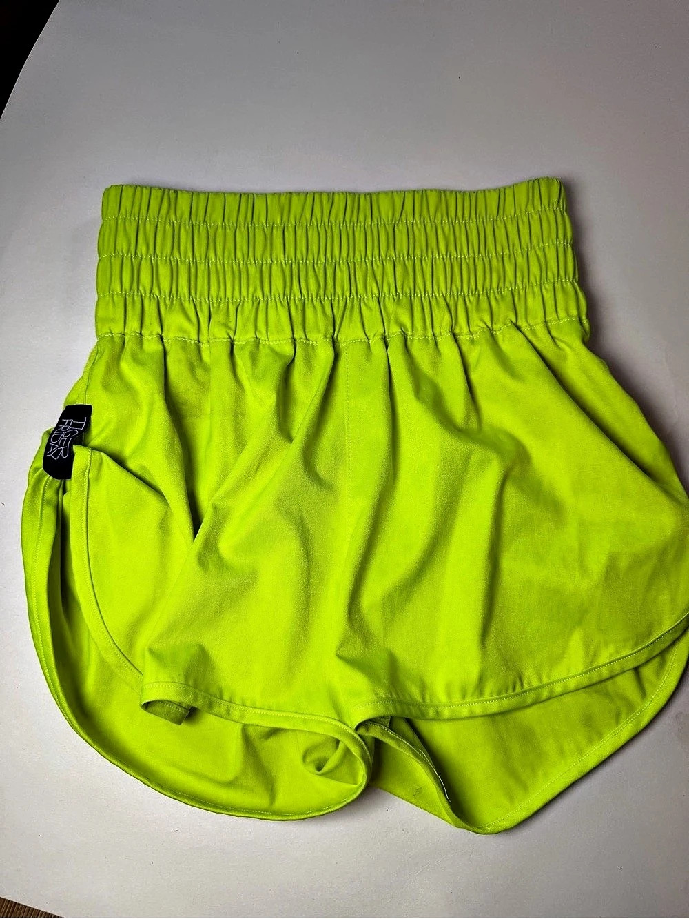 Tiger Friday Neon Green Athletic Shorts Like New